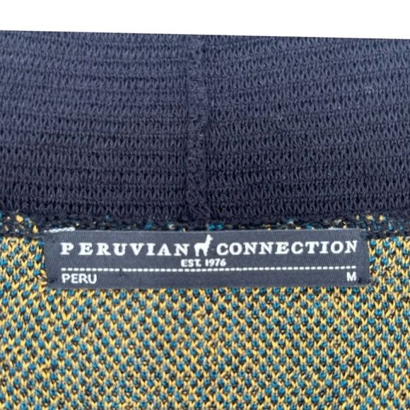 Peruvian Connection Black and Gold Women's Sweater - Picture 6 of 11